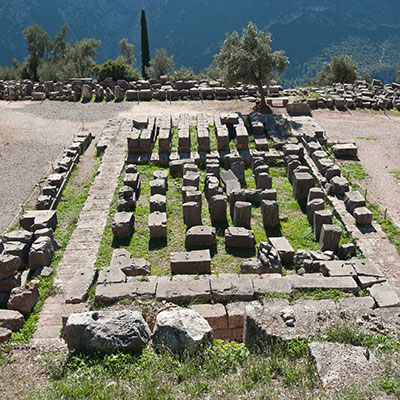 Le temple d'Athéna Pronaia